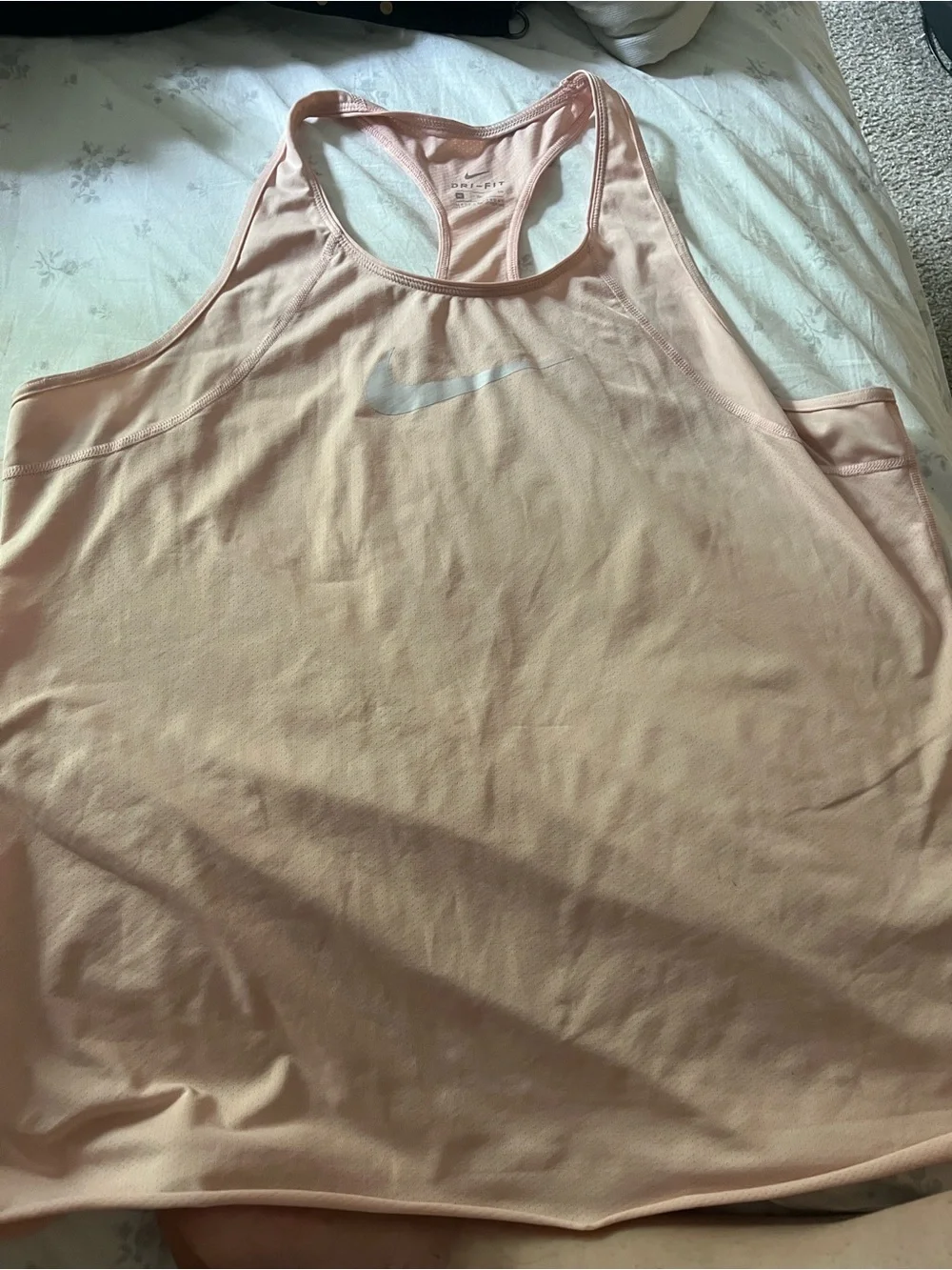 Nike Light Pink Racerback Athletic Tank